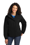 Port Authority Women's Nootka Jacket. L792 - Black/ Black - front