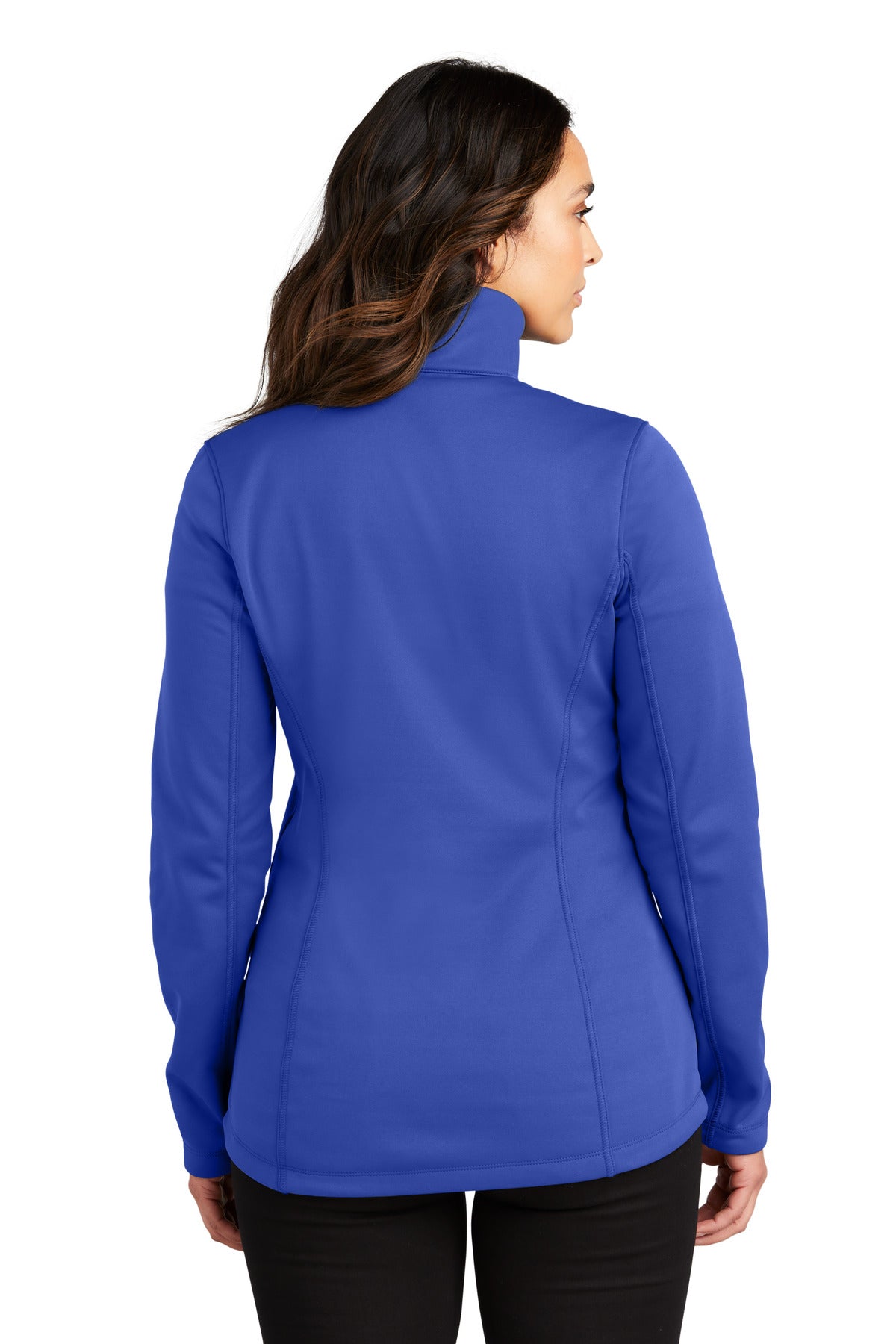 Port Authority Women's Smooth Fleece 1/4-Zip L804 - True Royal - back