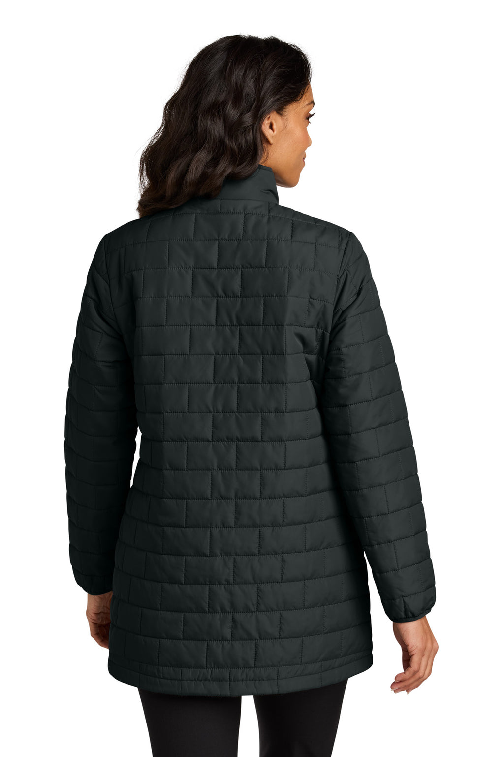 Port Authority Women's C-FREE Brick Jacket L854 - Deep Black - back