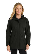 Port Authority Women's Collective Outer Shell Jacket. L900 - Deep Black - front