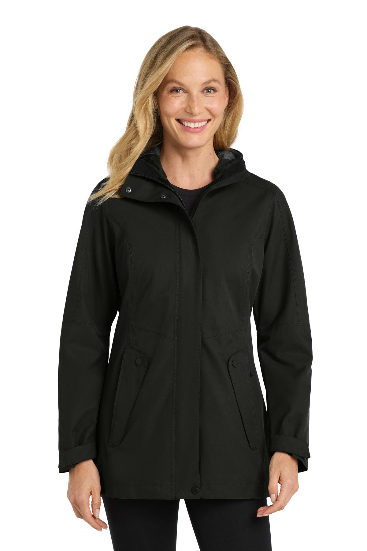 Port Authority Women's Collective Outer Shell Jacket. L900 - Deep Black - front