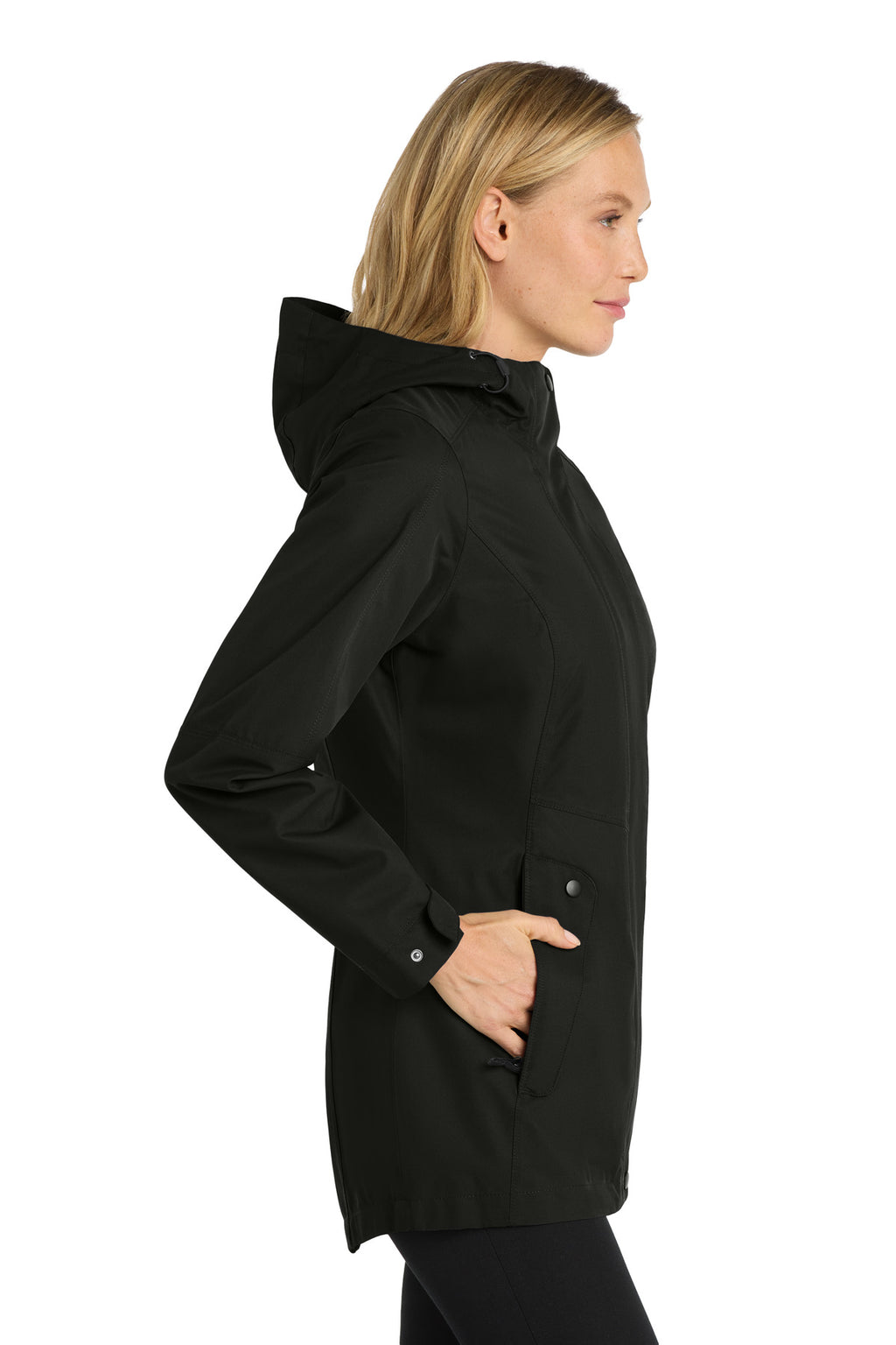 Port Authority Women's Collective Outer Shell Jacket. L900 - Deep Black - side