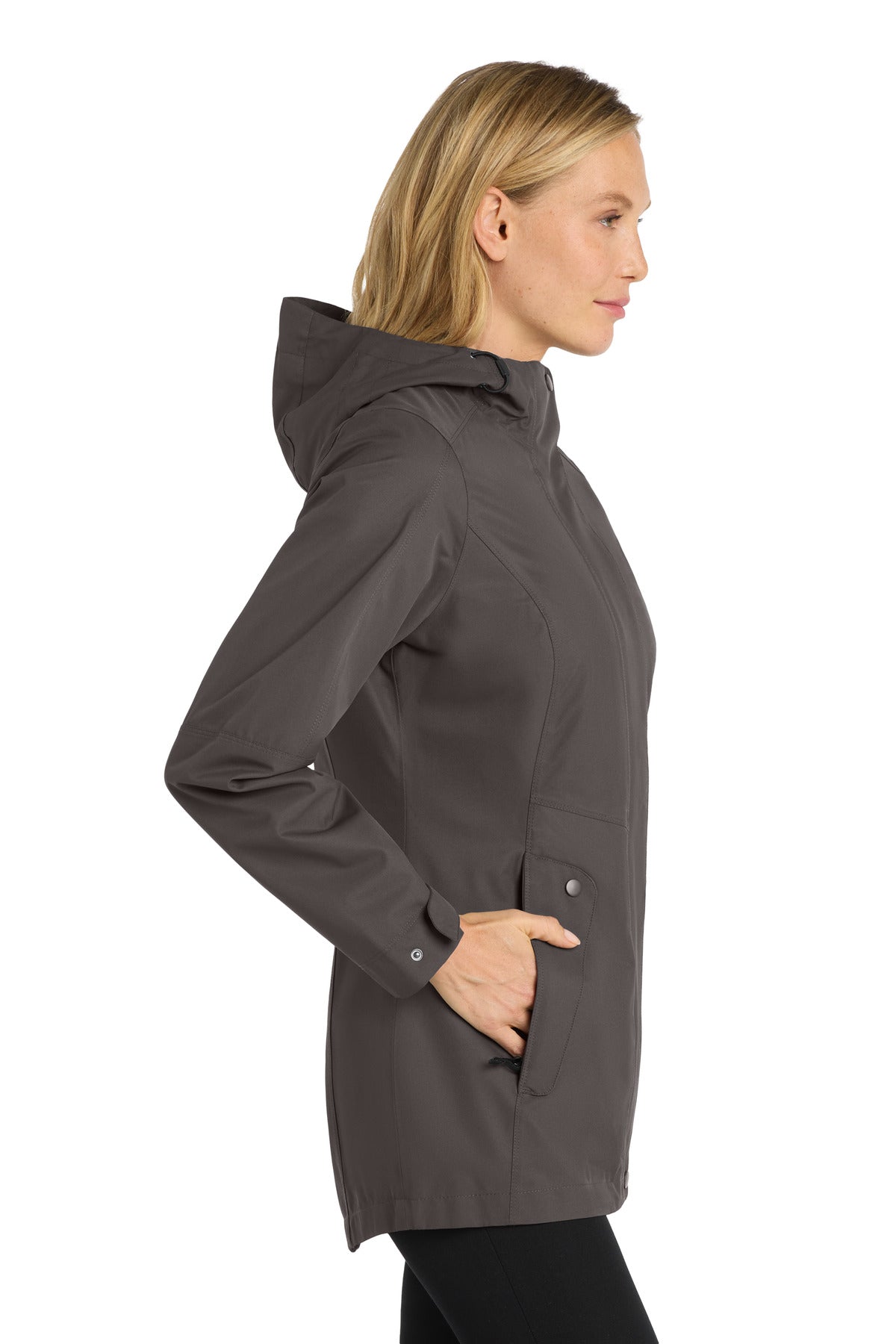 Port Authority Women's Collective Outer Shell Jacket. L900 - Graphite - side