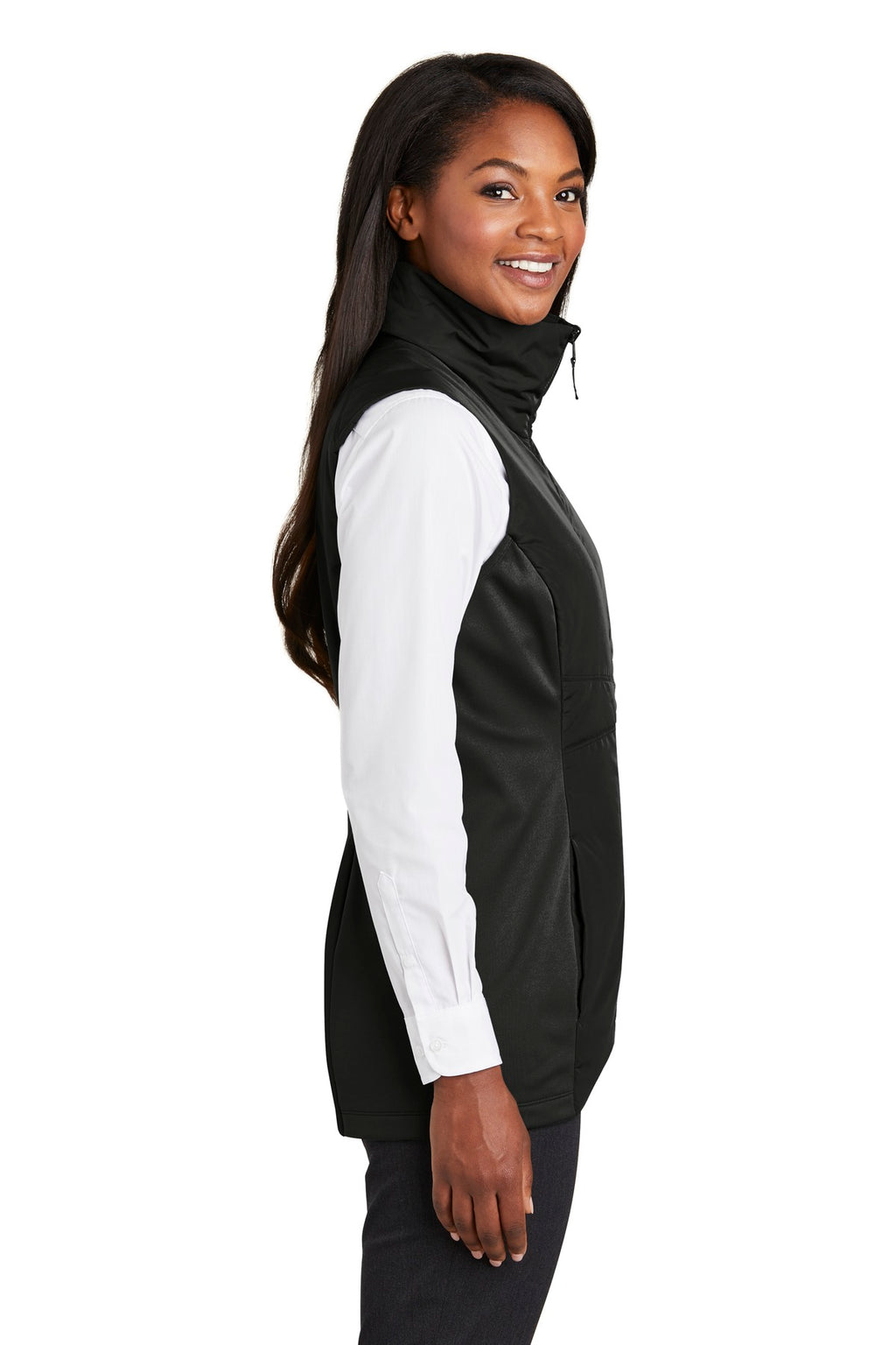Port Authority Women's Collective Insulated Vest. L903 - Deep Black - side