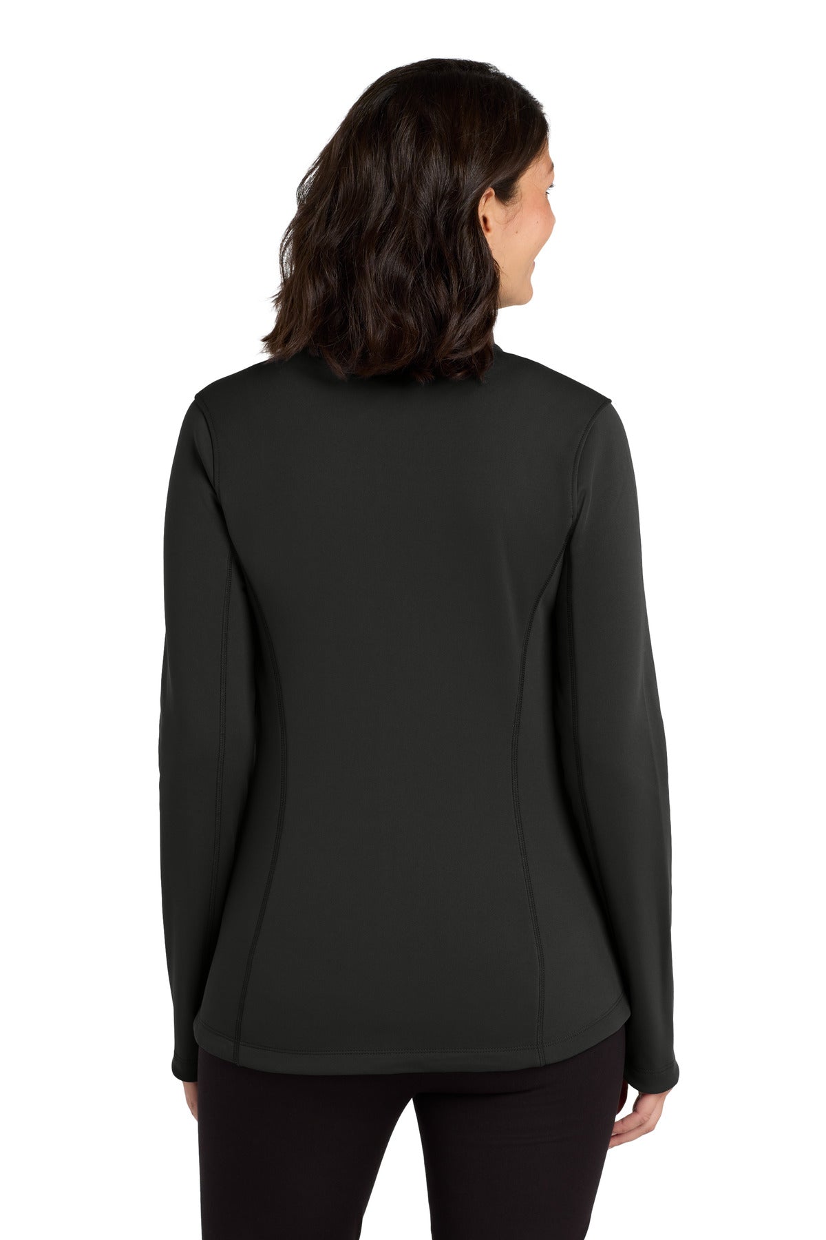 Port Authority Women's Collective Smooth Fleece Jacket. L904 - Deep Black - back