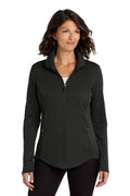 Port Authority Women's Collective Smooth Fleece Jacket. L904 - Deep Black - front