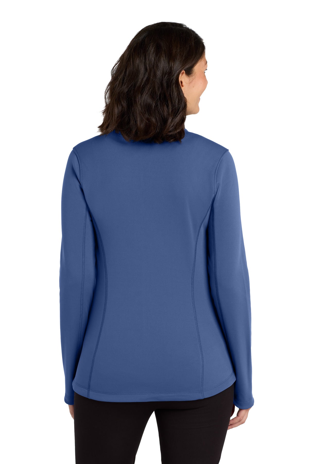 Port Authority Women's Collective Smooth Fleece Jacket. L904 - Night Sky Blue - back