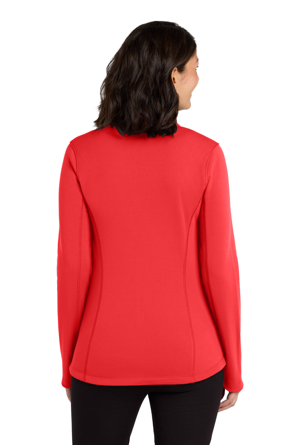Port Authority Women's Collective Smooth Fleece Jacket. L904 - Red Pepper - back