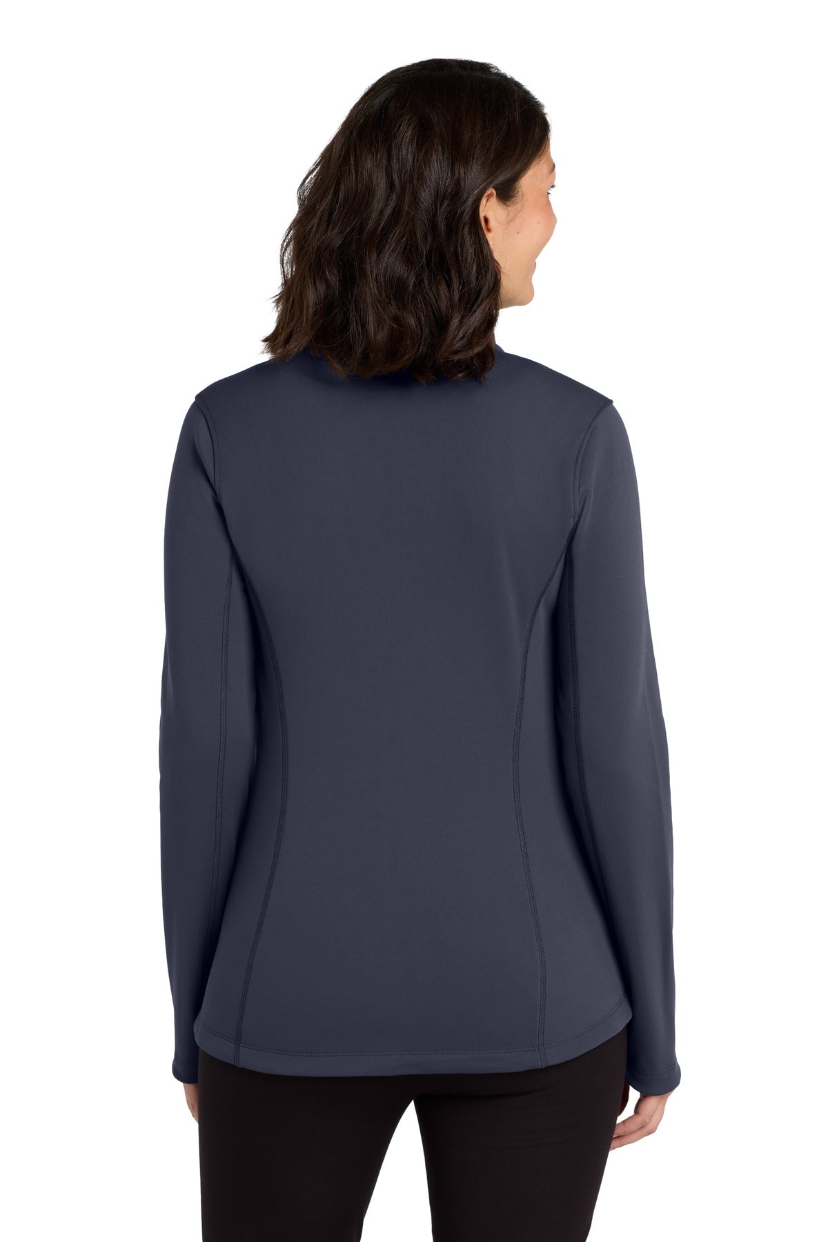 Port Authority Women's Collective Smooth Fleece Jacket. L904 - River Blue Navy - back