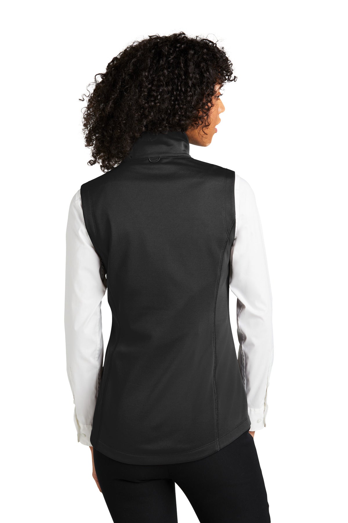 Port Authority Women's Collective Smooth Fleece Vest L906 - Deep Black - back