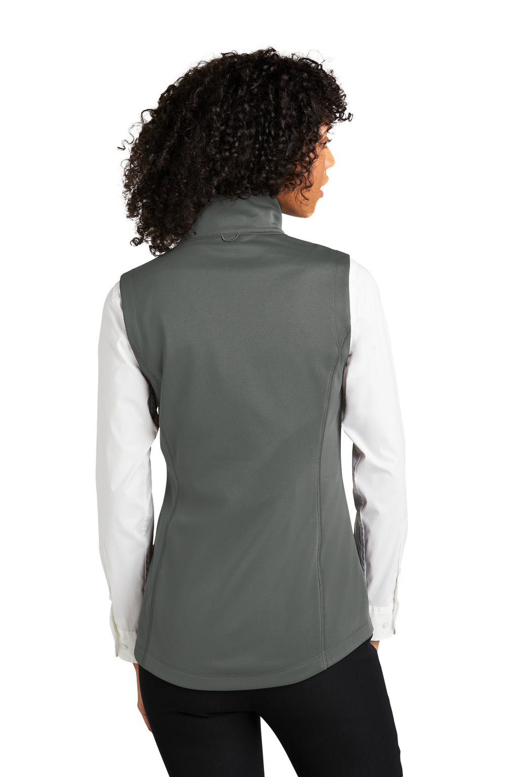 Port Authority Women's Collective Smooth Fleece Vest L906 - Graphite - back