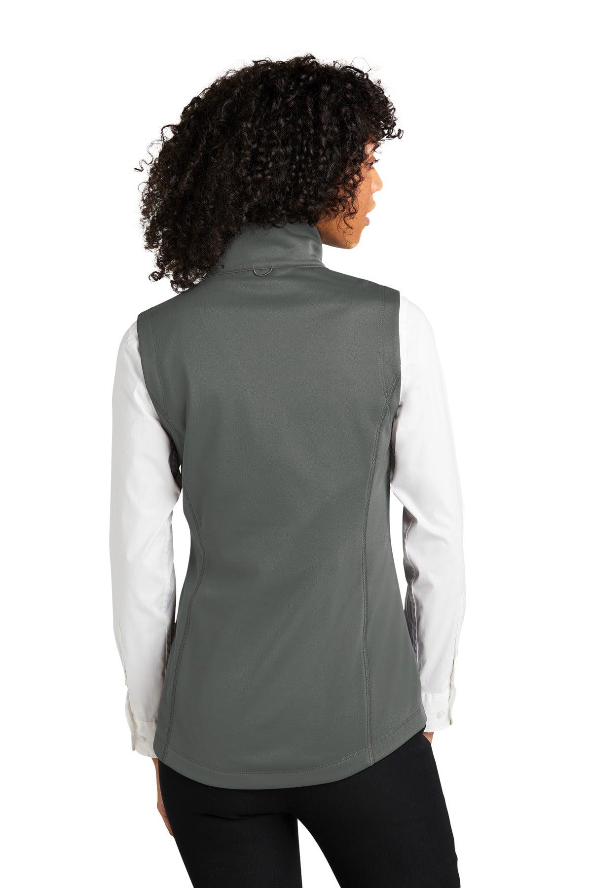 Port Authority Women's Collective Smooth Fleece Vest L906 - Graphite - back