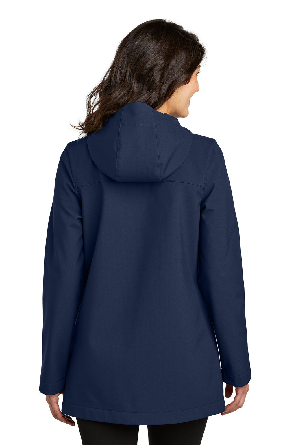 Port Authority Women's Collective Outer Soft Shell Parka L919 - River Blue Navy - back