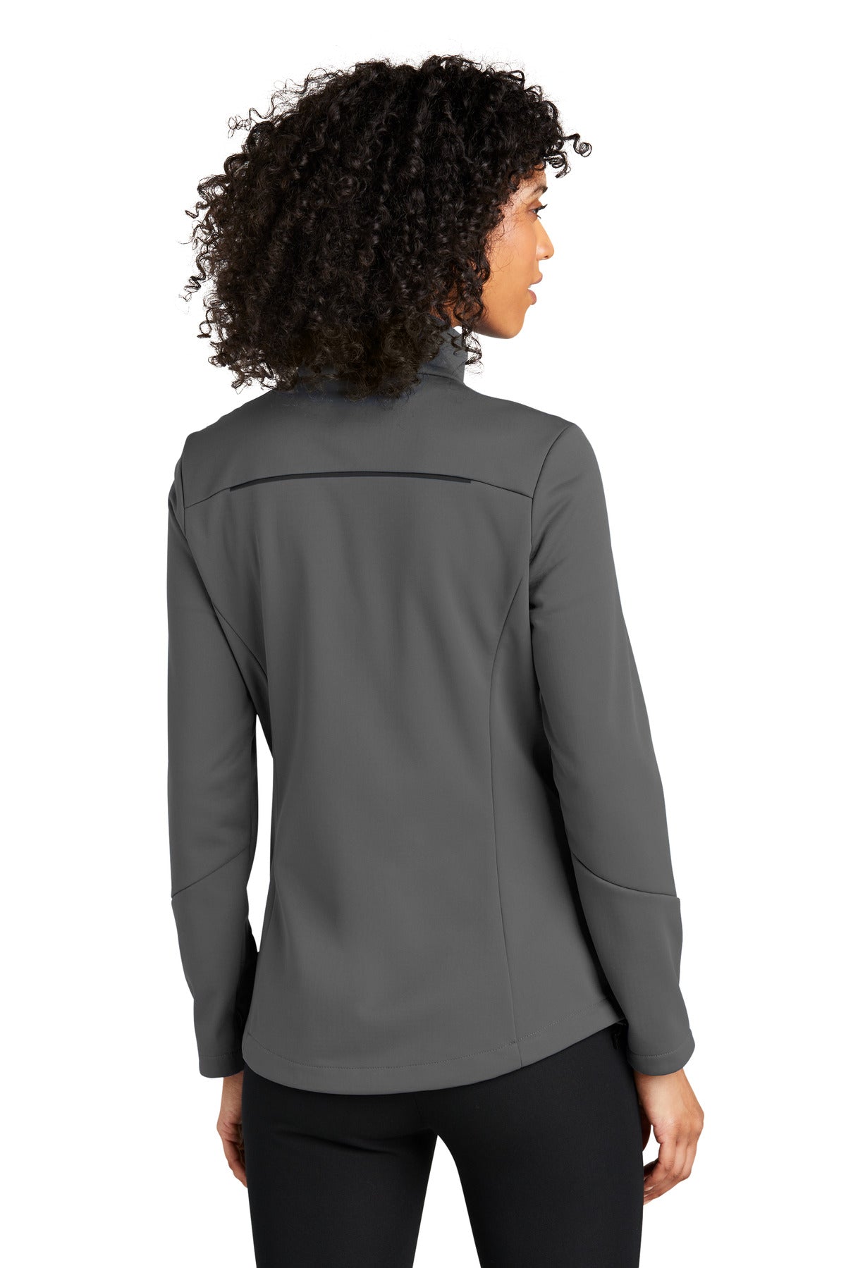 Port Authority Women's Collective Tech Soft Shell Jacket L921 - Graphite - back