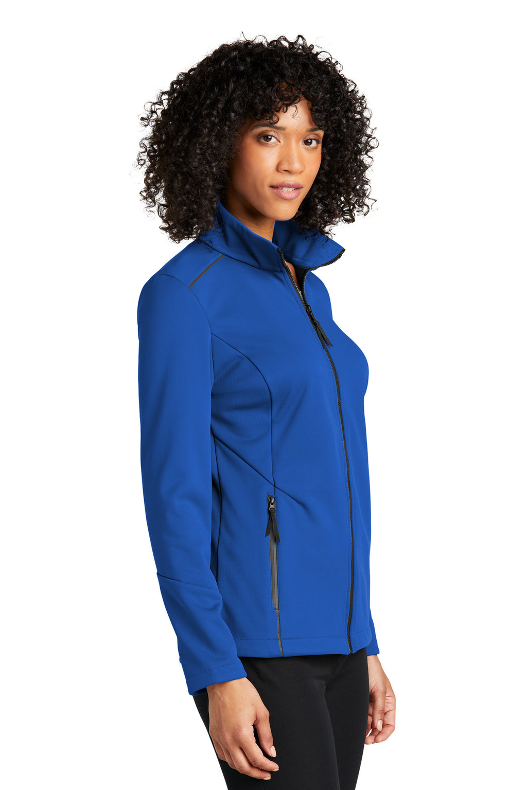 Port Authority Women's Collective Tech Soft Shell Jacket L921 - True Royal - three_q
