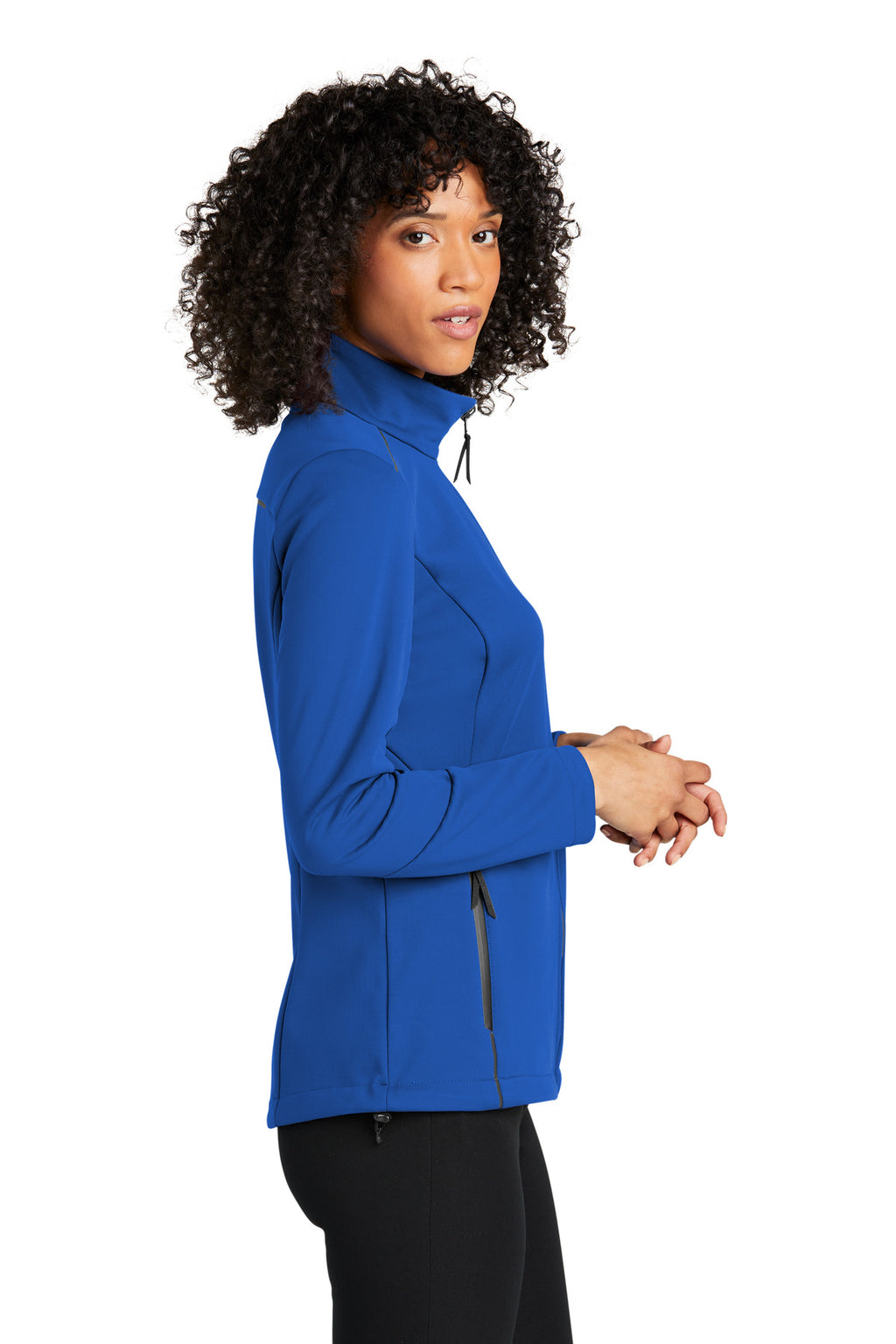 Port Authority Women's Collective Tech Soft Shell Jacket L921 - True Royal - side