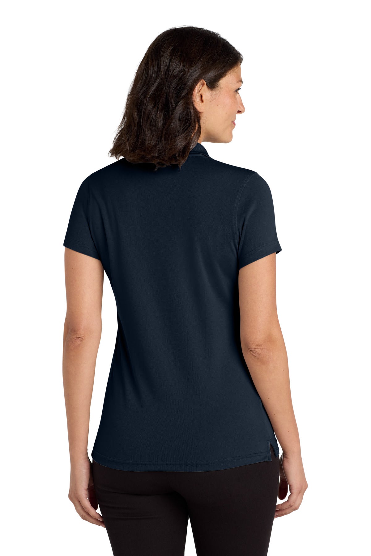 Port Authority Women's Dry Zone UV Micro-Mesh Polo. LK110 - River Blue Navy - back
