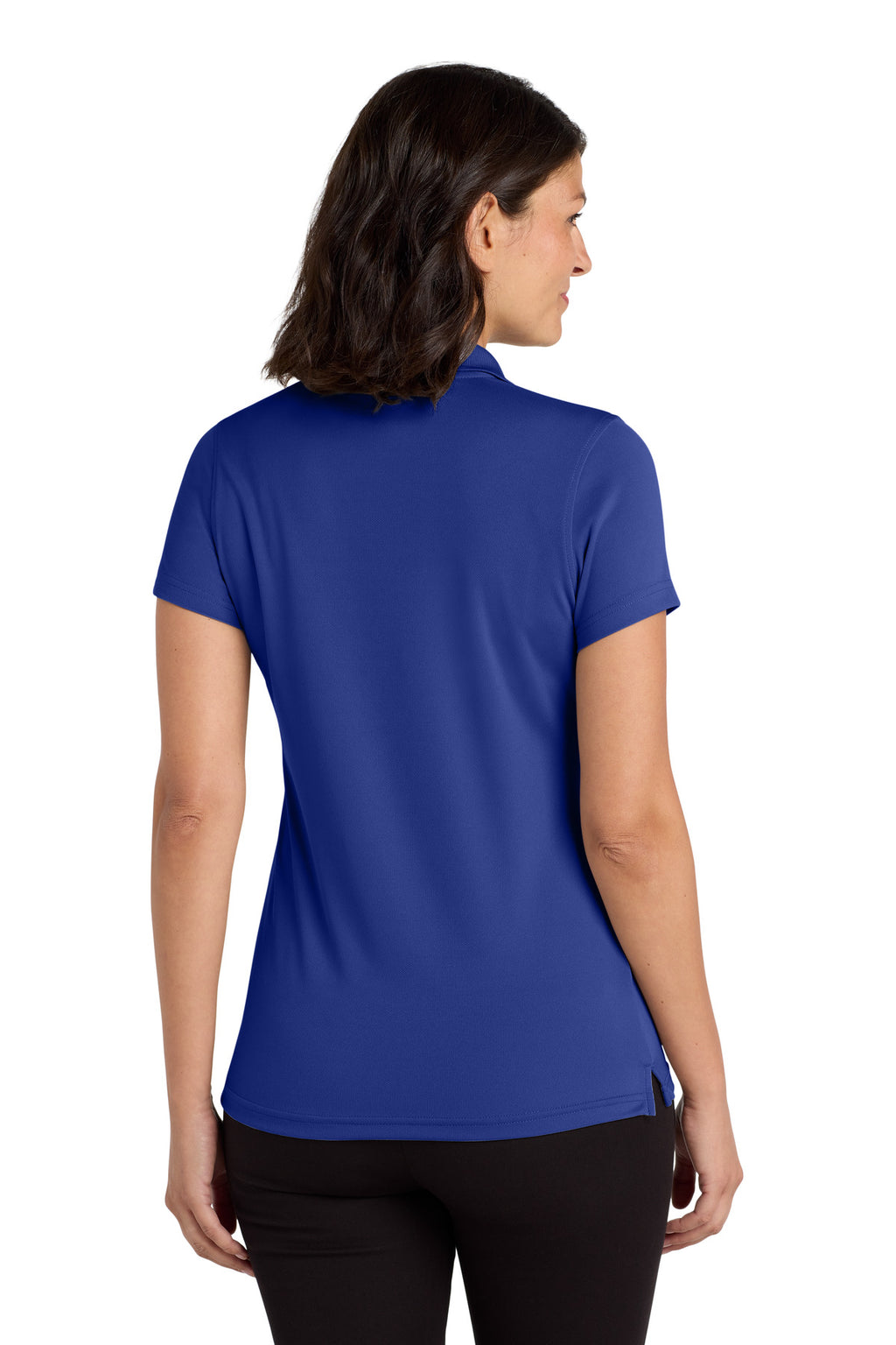 Port Authority Women's Dry Zone UV Micro-Mesh Polo. LK110 - True Royal - back