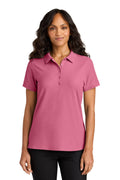 Port Authority Women's Wearever Signature Pique Polo LK200 - Awareness Pink - front