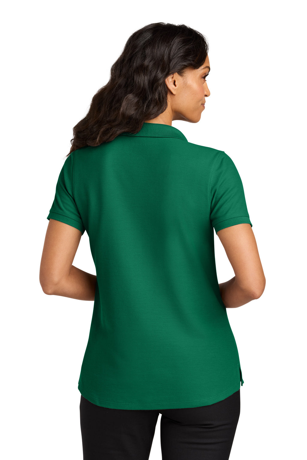Port Authority Women's Wearever Signature Pique Polo LK200 - Kelly Green - back