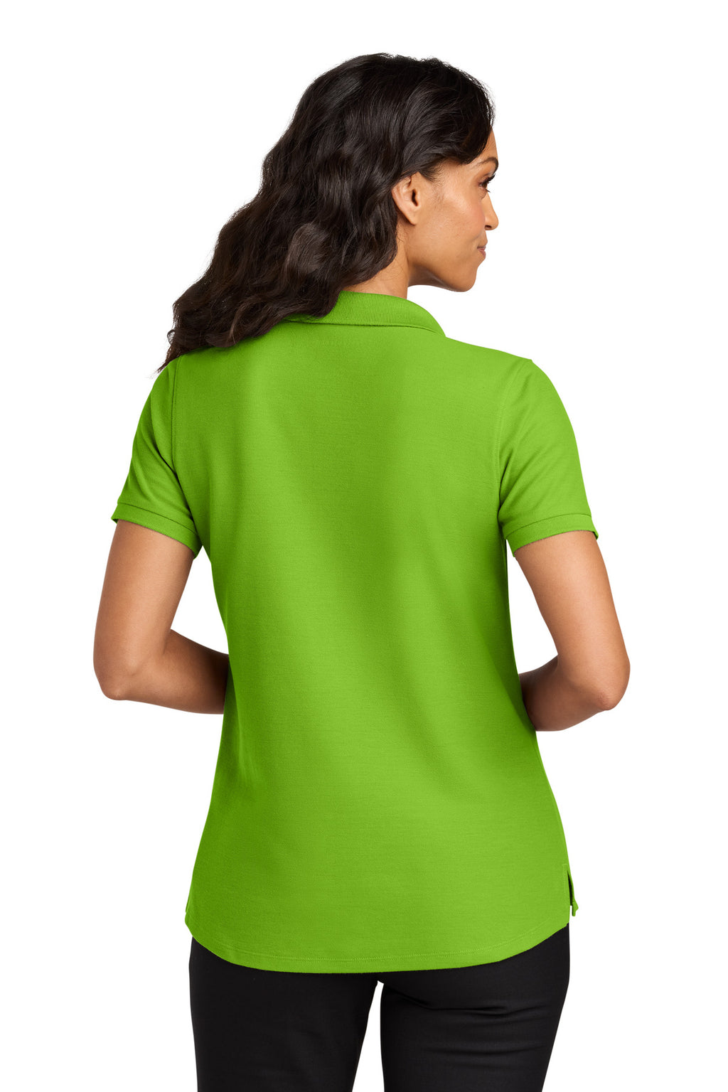 Port Authority Women's Wearever Signature Pique Polo LK200 - Lime - back