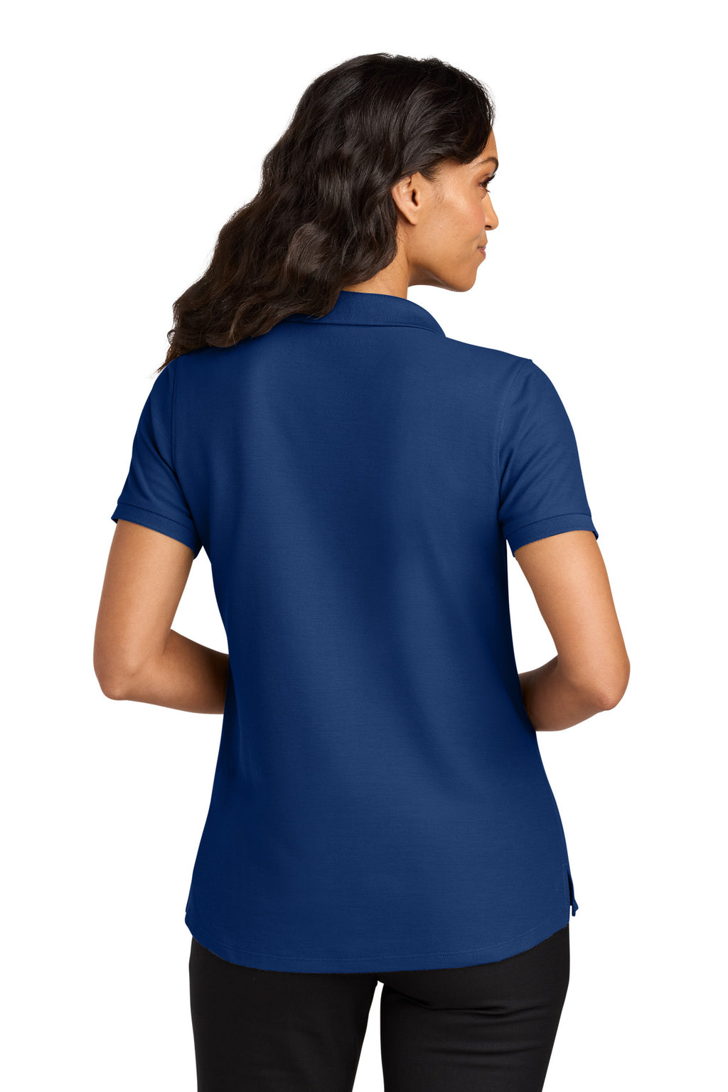 Port Authority Women's Wearever Signature Pique Polo LK200 - Royal - back
