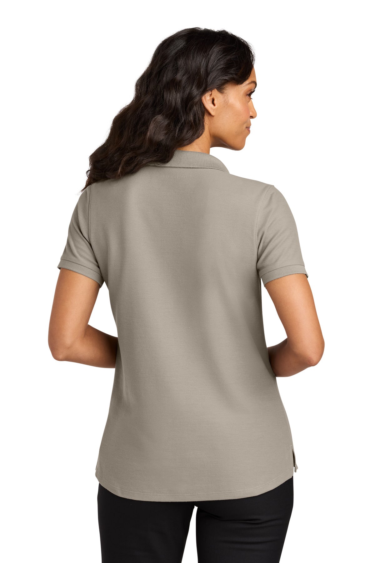 Port Authority Women's Wearever Signature Pique Polo LK200 - Sahara - back
