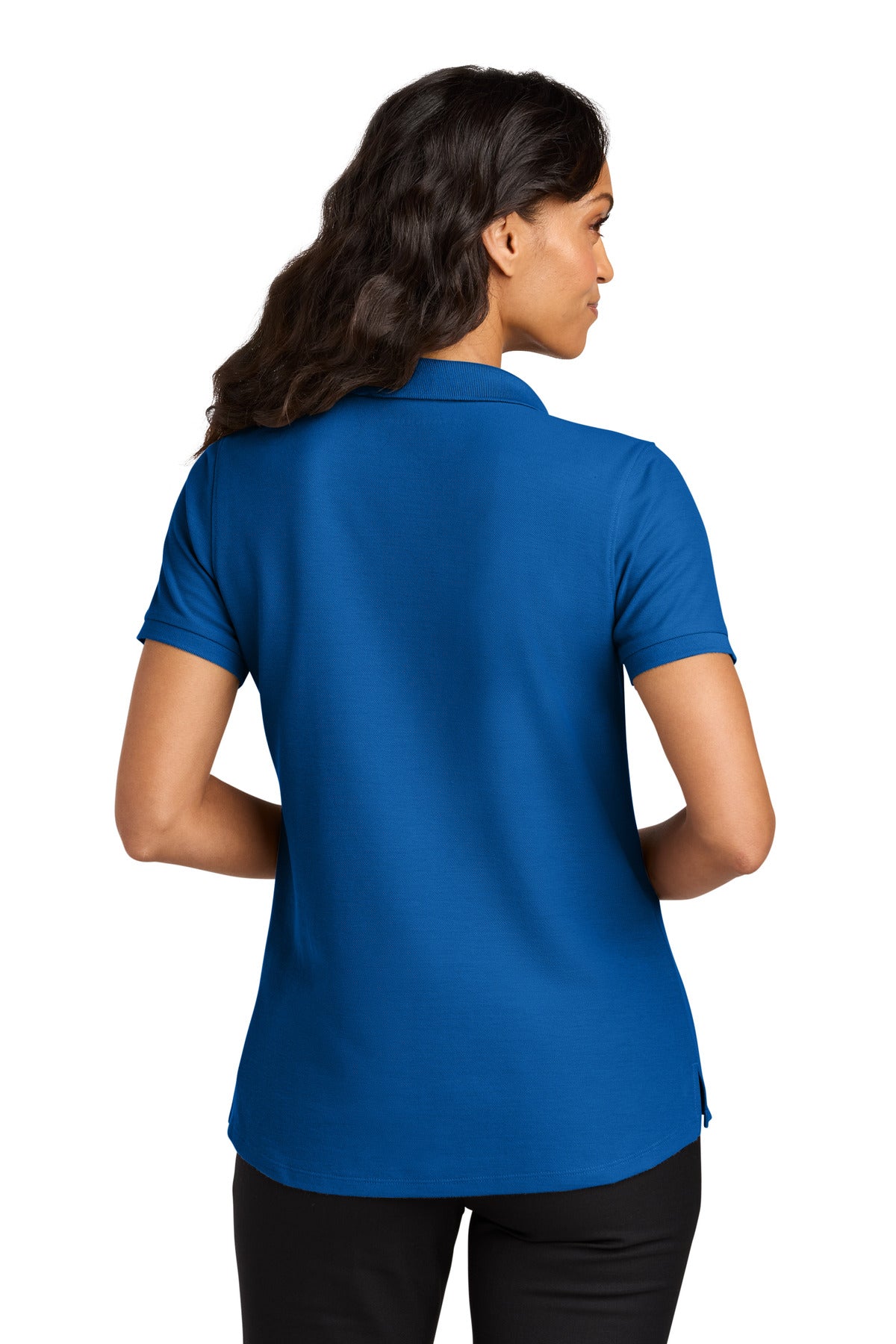 Port Authority Women's Wearever Signature Pique Polo LK200 - Strong Blue - back