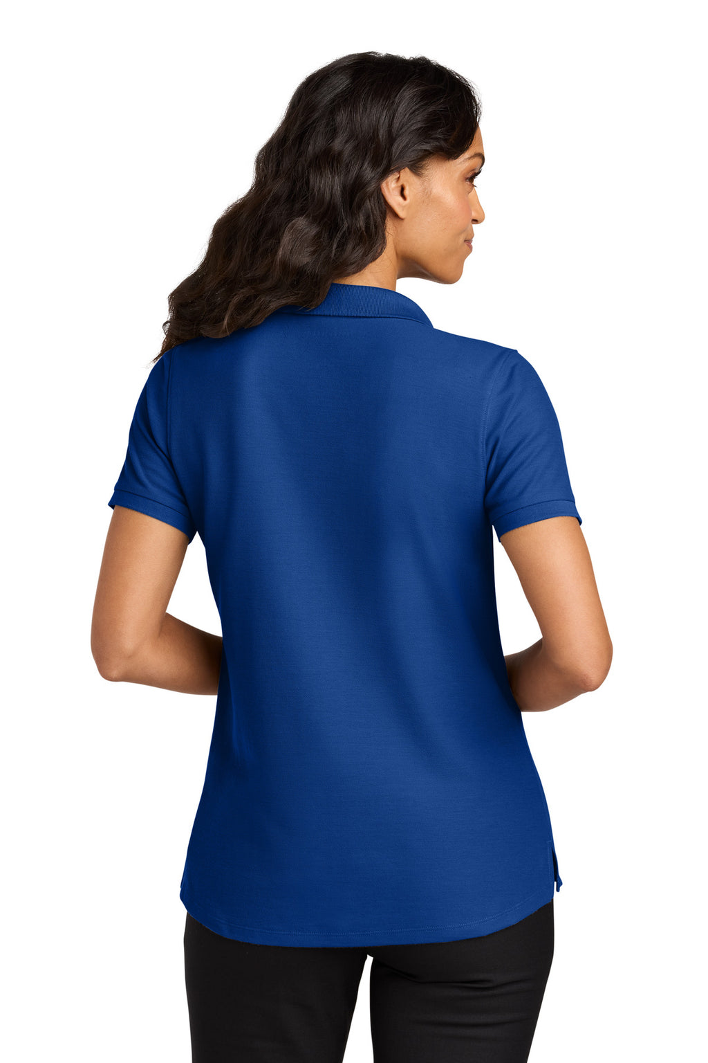 Port Authority Women's Wearever Signature Pique Polo LK200 - True Royal - back