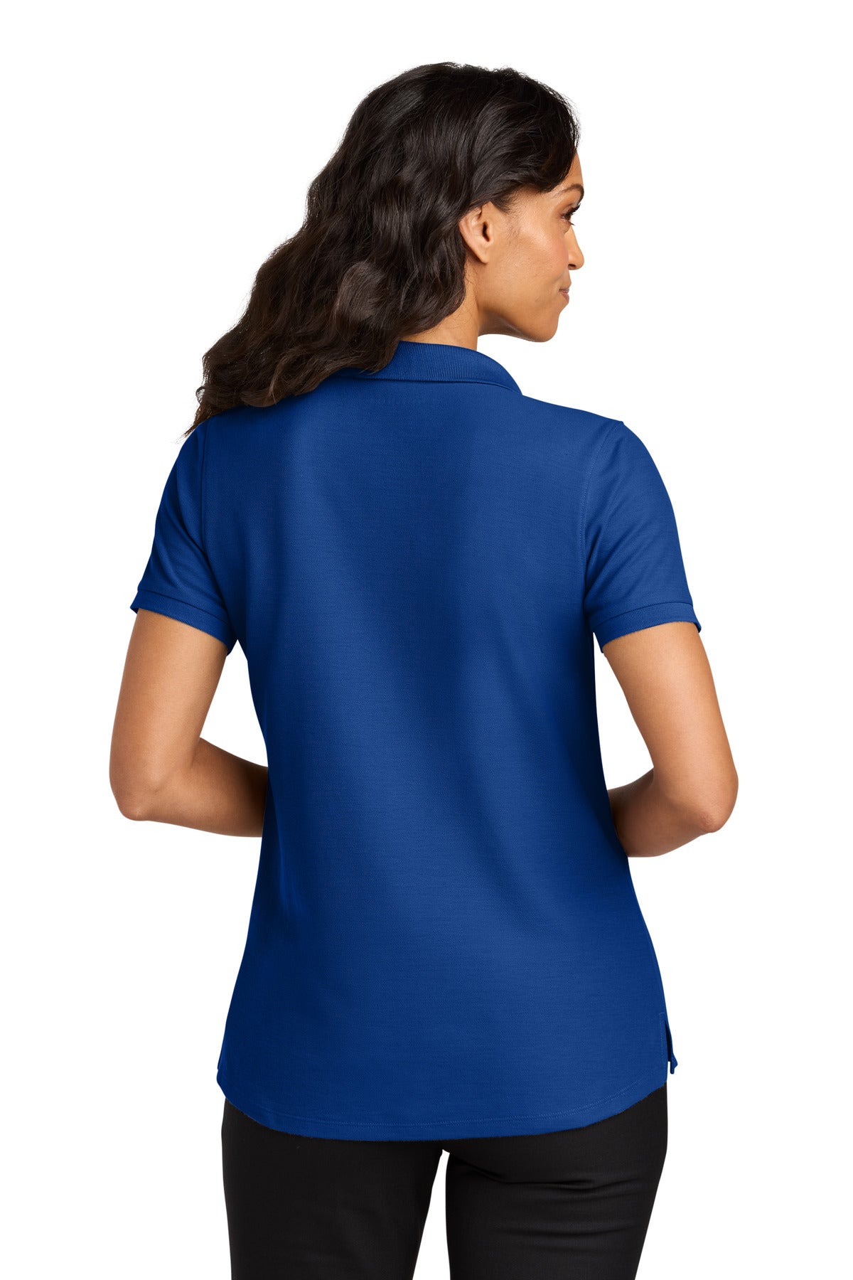 Port Authority Women's Wearever Signature Pique Polo LK200 - True Royal - back