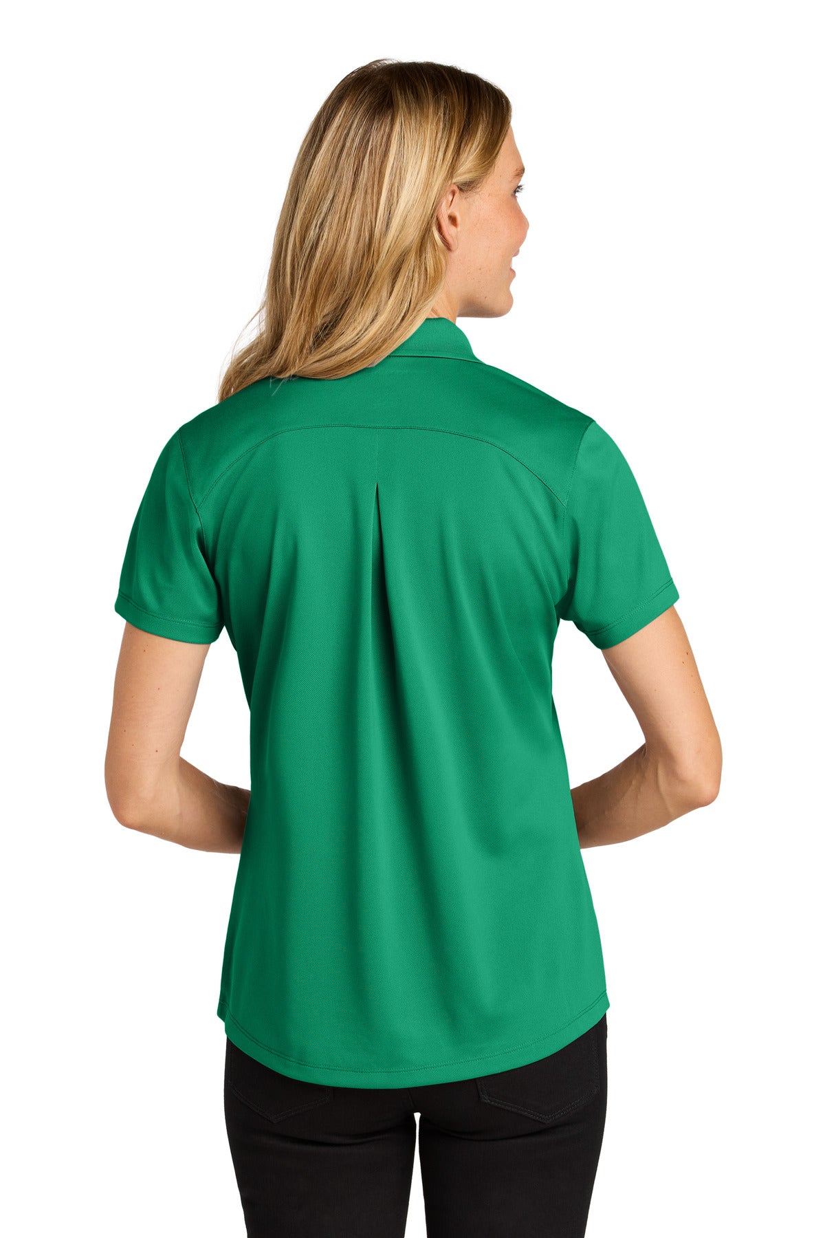 Port Authority Women's Wearever Performance Pique Polo LK240 - Bright Kelly Green - back