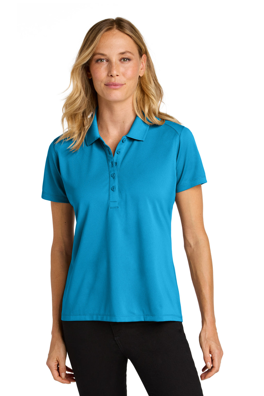Port Authority Women's Wearever Performance Pique Polo LK240 - Parcel Blue - front