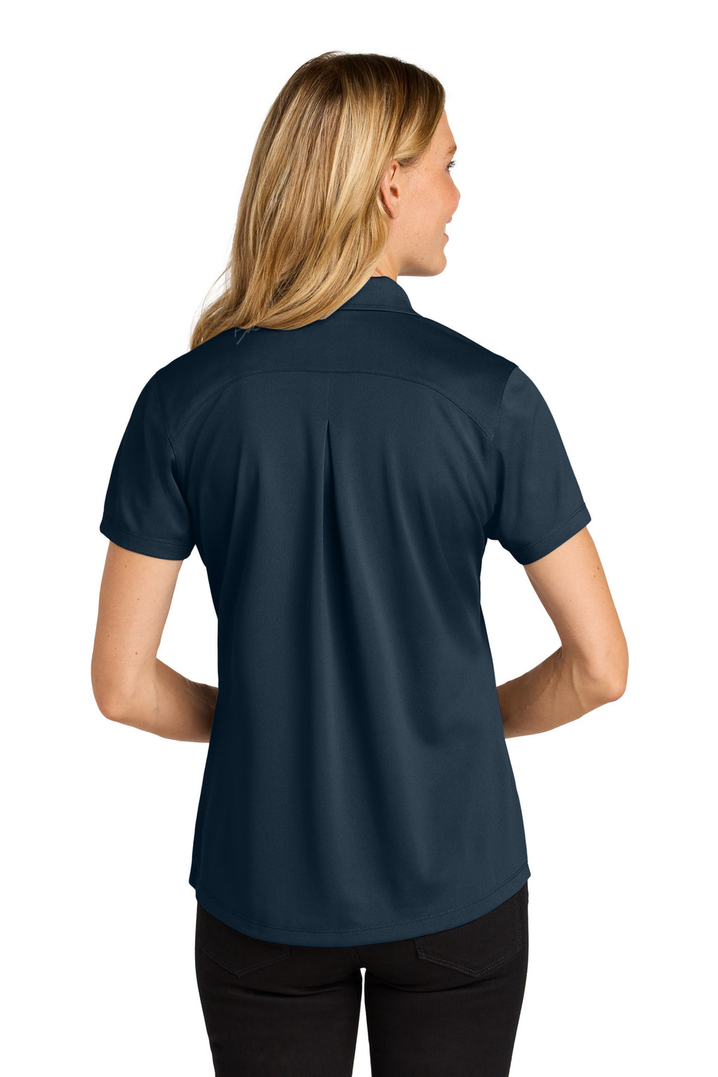 Port Authority Women's Wearever Performance Pique Polo LK240 - River Blue Navy - back