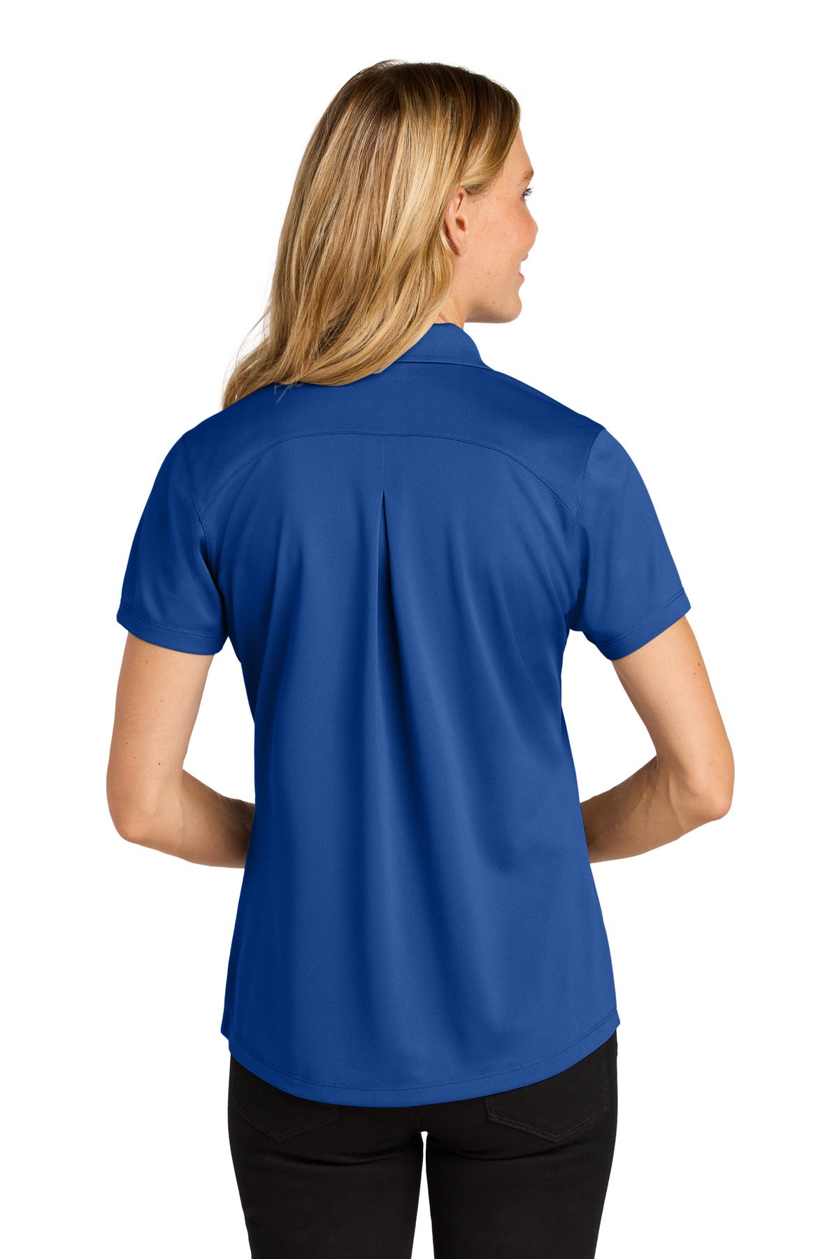 Port Authority Women's Wearever Performance Pique Polo LK240 - True Royal - back