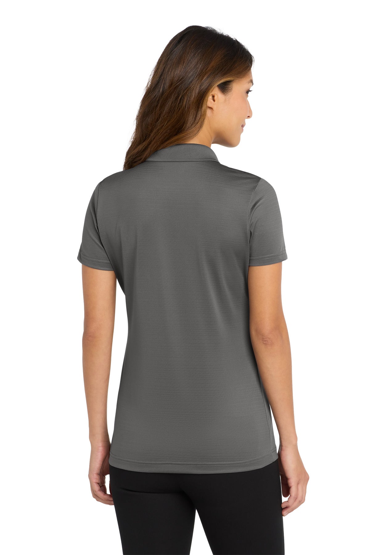 Port Authority Women's Eclipse Stretch Polo. LK587 - Shadow Grey - back