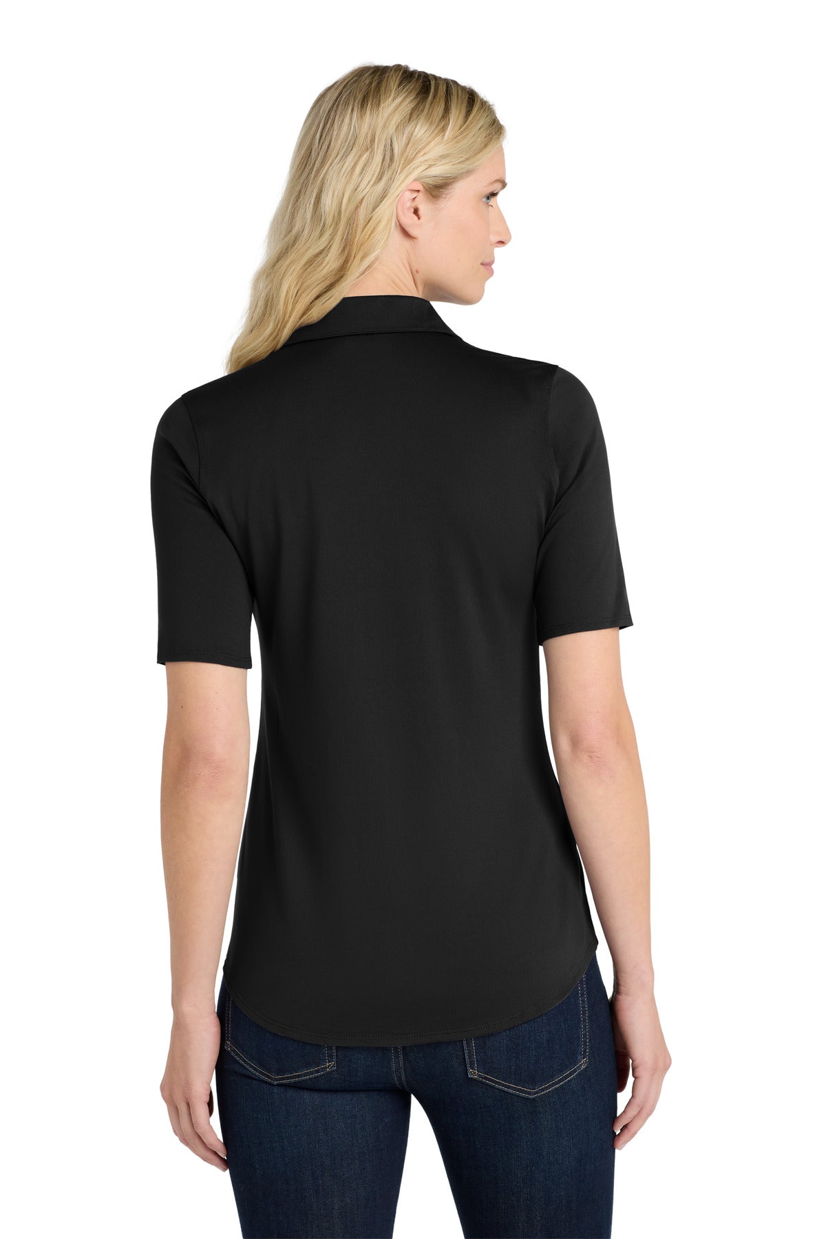 Port Authority Women's City Stretch Top. LK682 - Black - back
