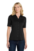 Port Authority Women's City Stretch Top. LK682 - Black - front