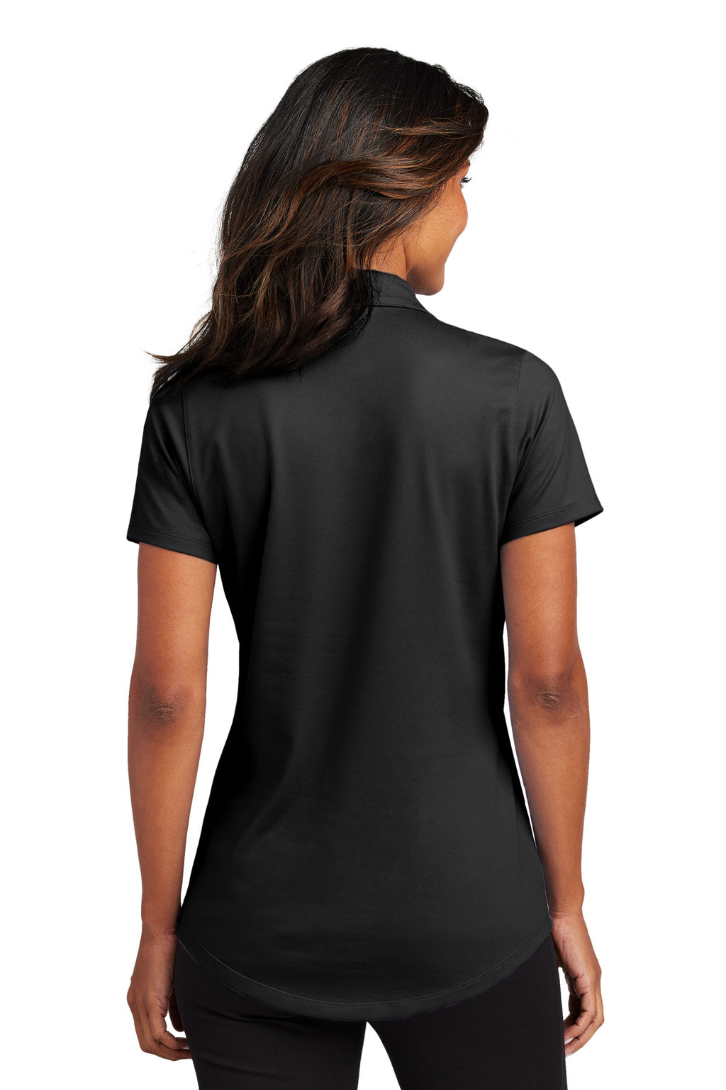 Port Authority Women's City Stretch Polo LK683 - Black - back