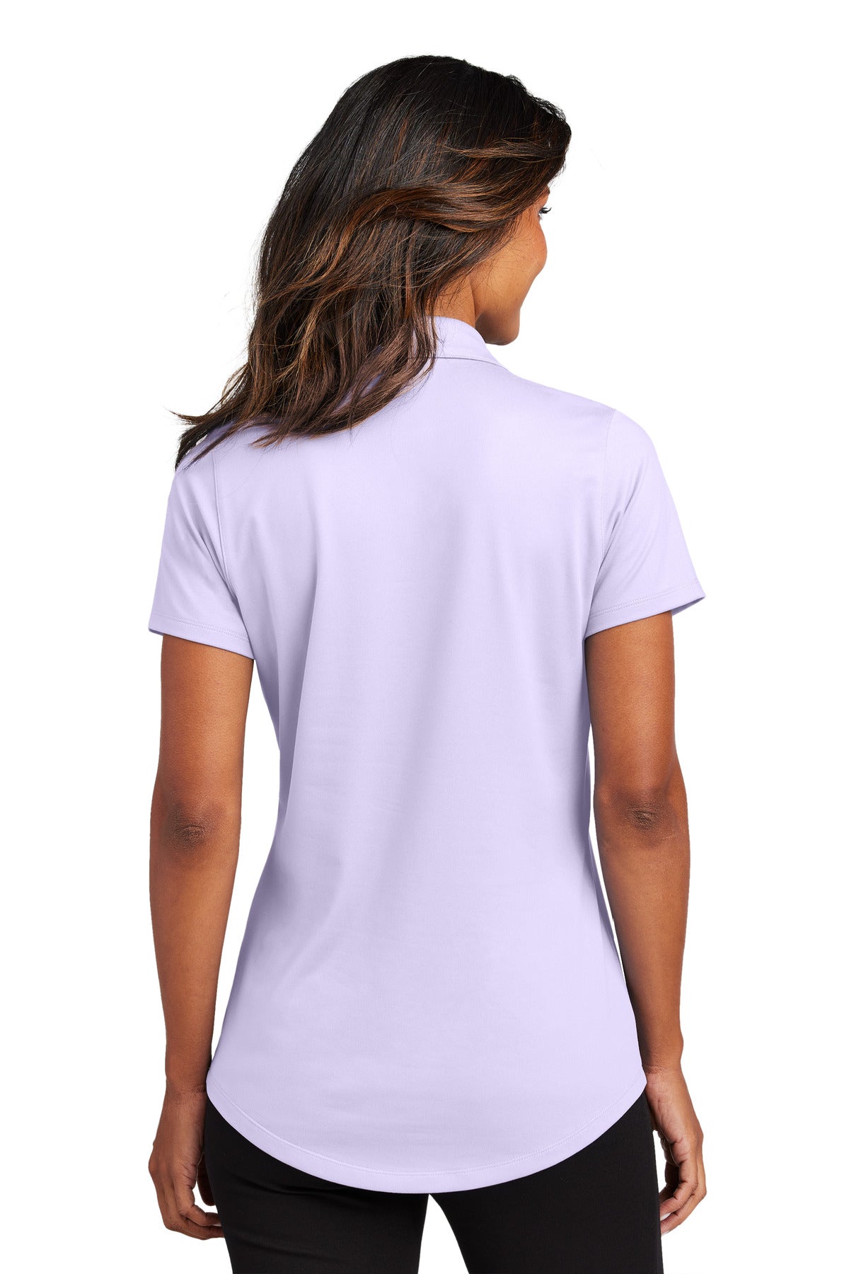 Port Authority Women's City Stretch Polo LK683 - Bright Lavender - back
