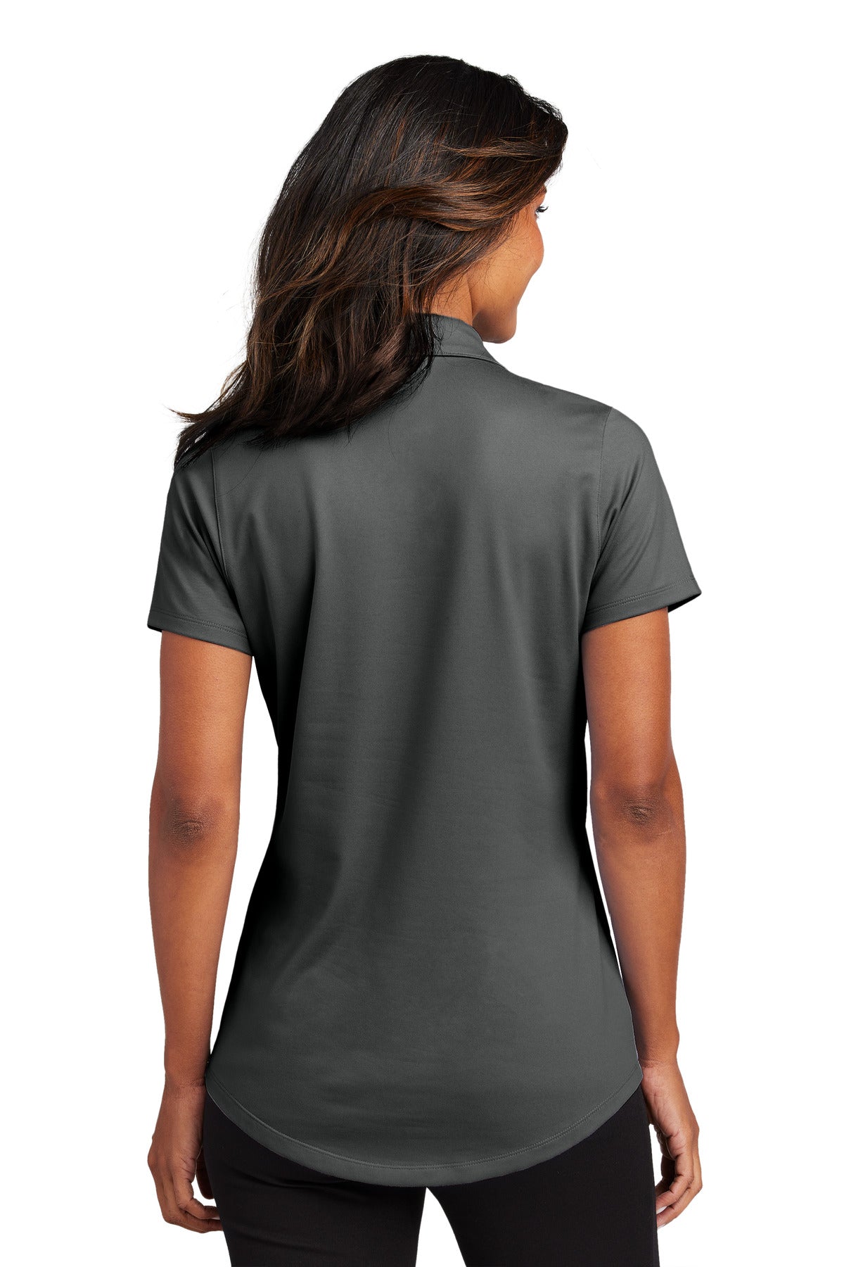 Port Authority Women's City Stretch Polo LK683 - Graphite - back