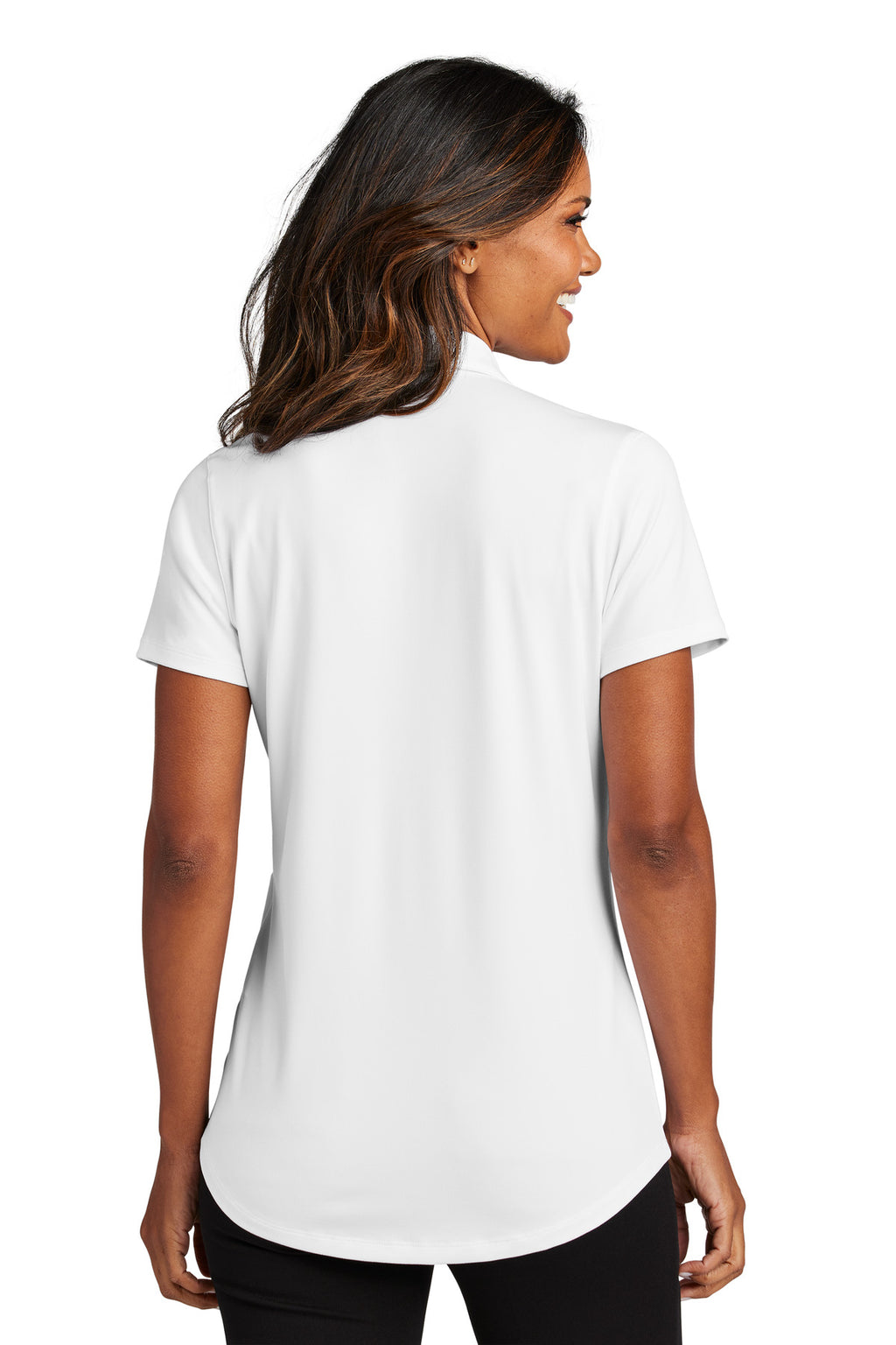 Port Authority Women's City Stretch Polo LK683 - White - back