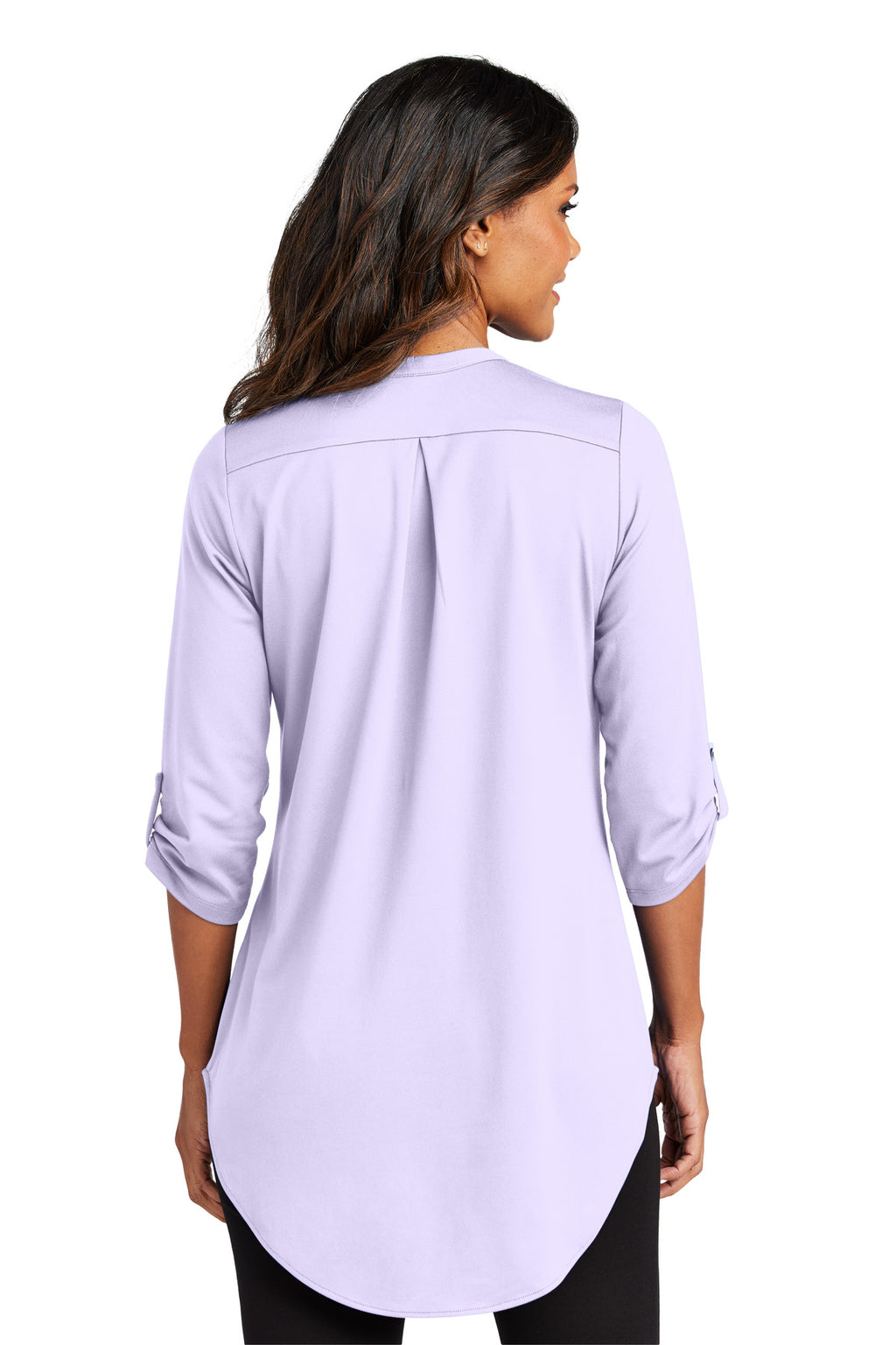 Port Authority Women's City Stretch 3/4-Sleeve Tunic LK6840 - Bright Lavender - back
