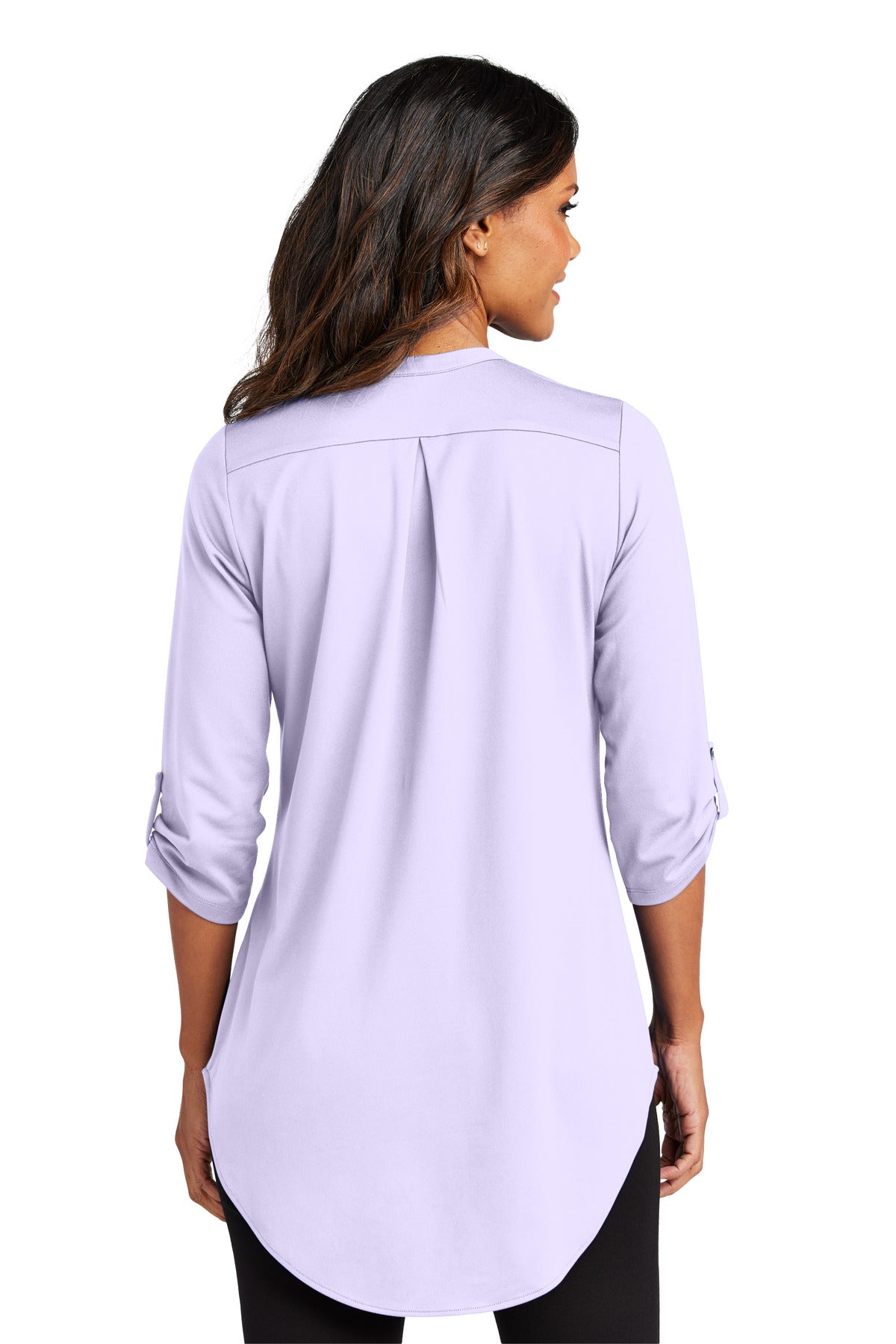 Port Authority Women's City Stretch 3/4-Sleeve Tunic LK6840 - Bright Lavender - back