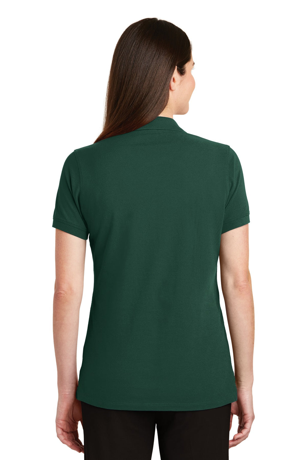 Port Authority Women's EZCotton Polo. LK8000 - Green Glen - back