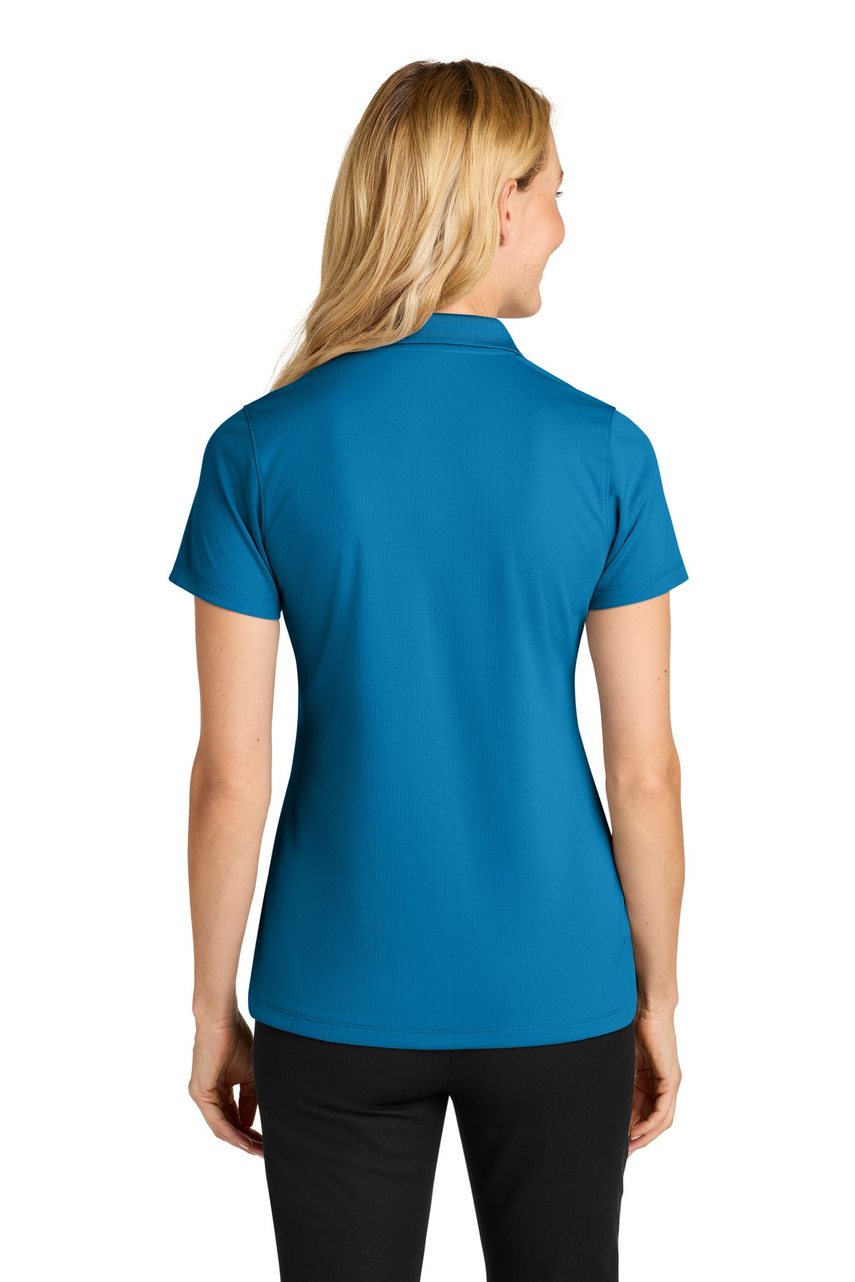 Port Authority Women's Dry Zone Stain-Release Grid Polo LK845 - Imperial Blue - back