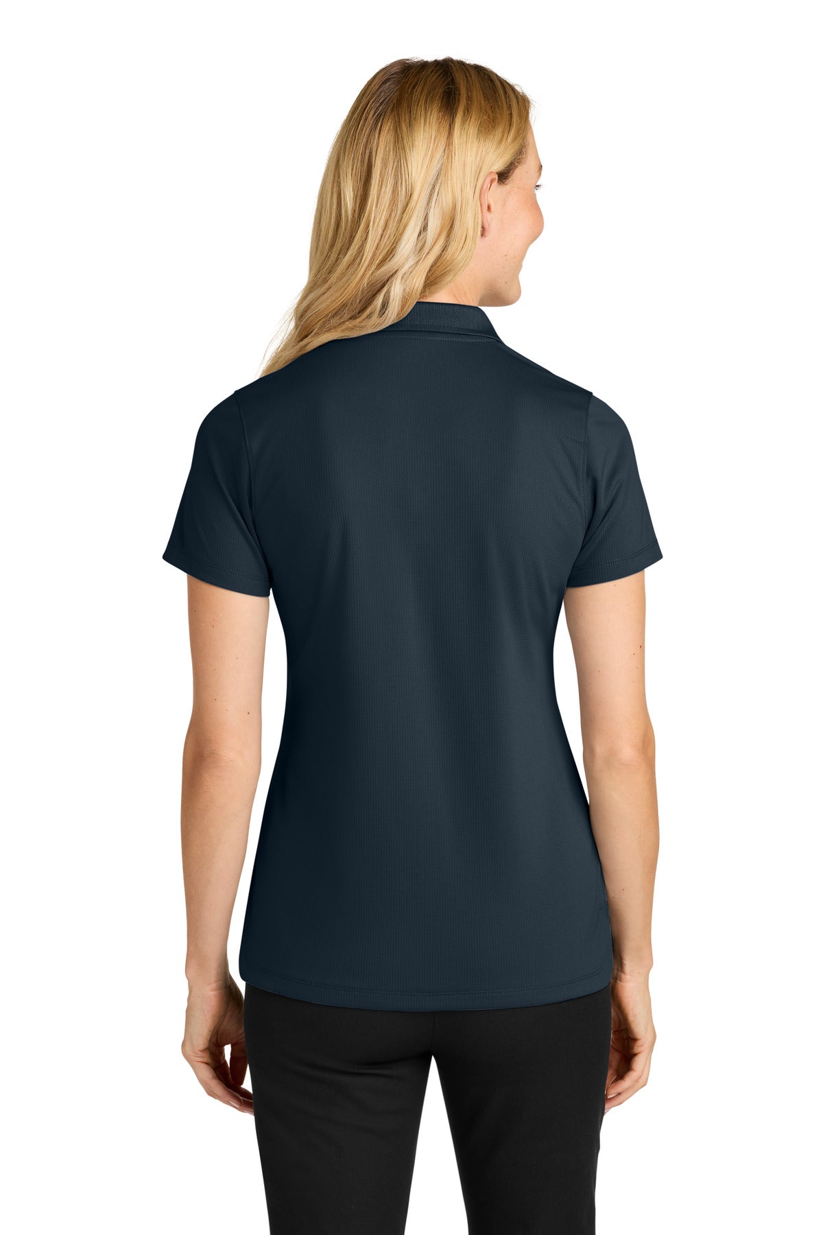 Port Authority Women's Dry Zone Stain-Release Grid Polo LK845 - Night Navy - back