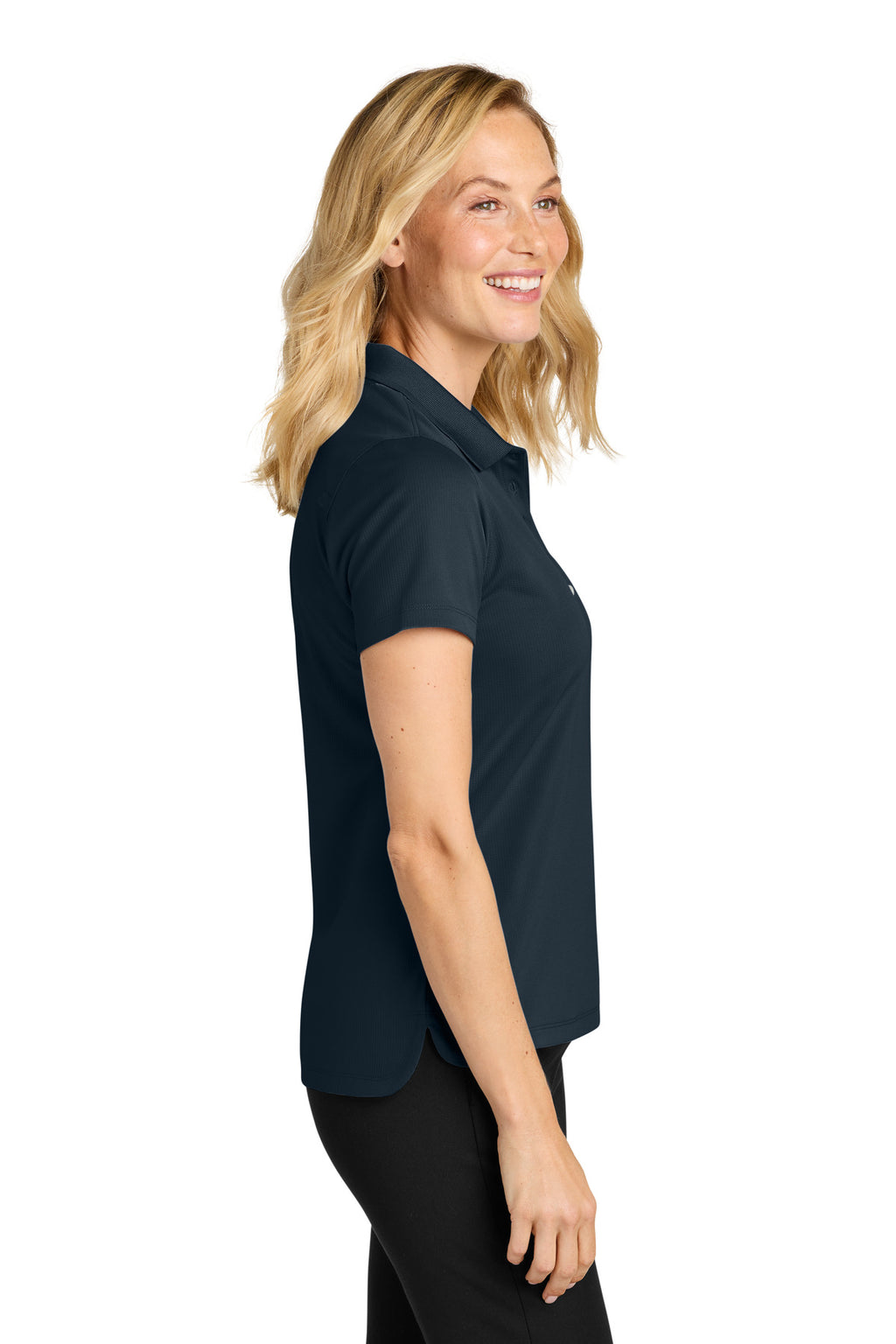 Port Authority Women's Dry Zone Stain-Release Grid Polo LK845 - Night Navy - side