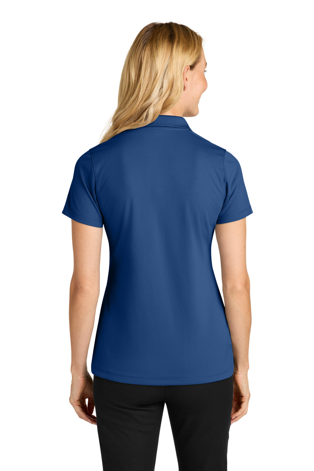 Port Authority Women's Dry Zone Stain-Release Grid Polo LK845 - Royal - back