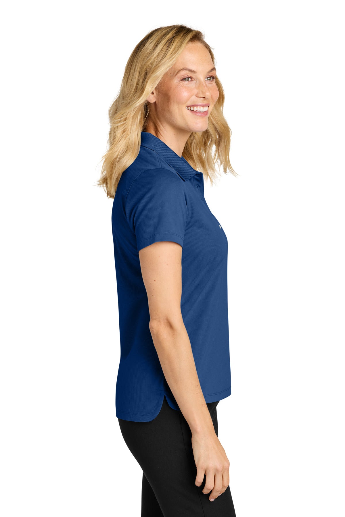Port Authority Women's Dry Zone Stain-Release Grid Polo LK845 - Royal - side