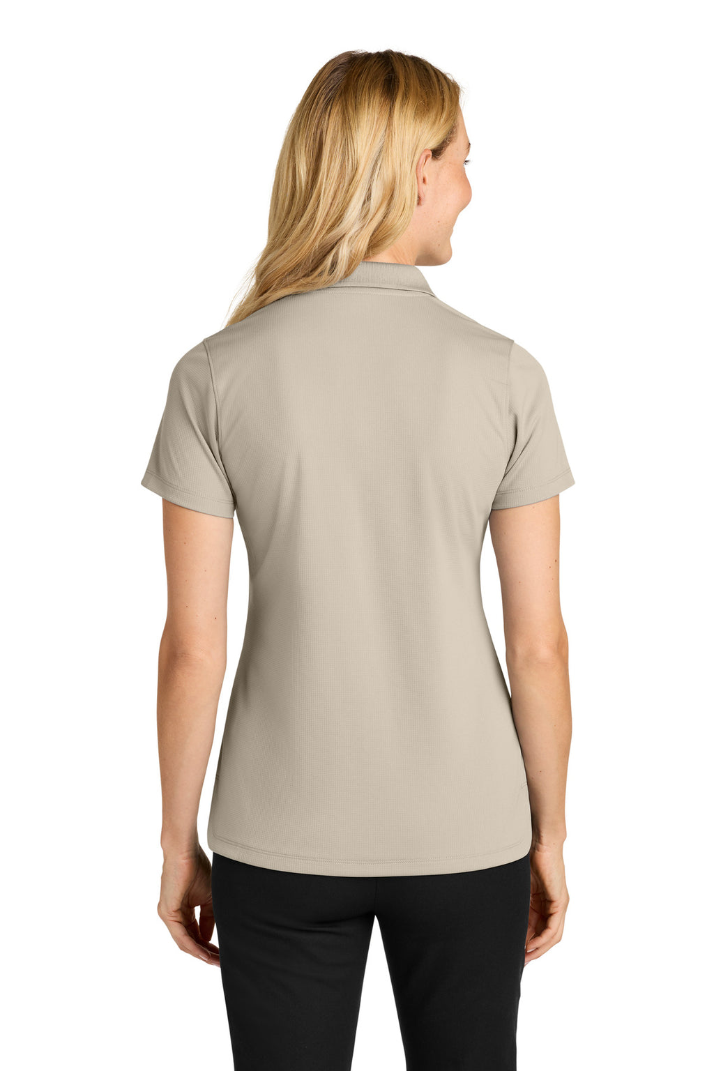 Port Authority Women's Dry Zone Stain-Release Grid Polo LK845 - Sahara - back